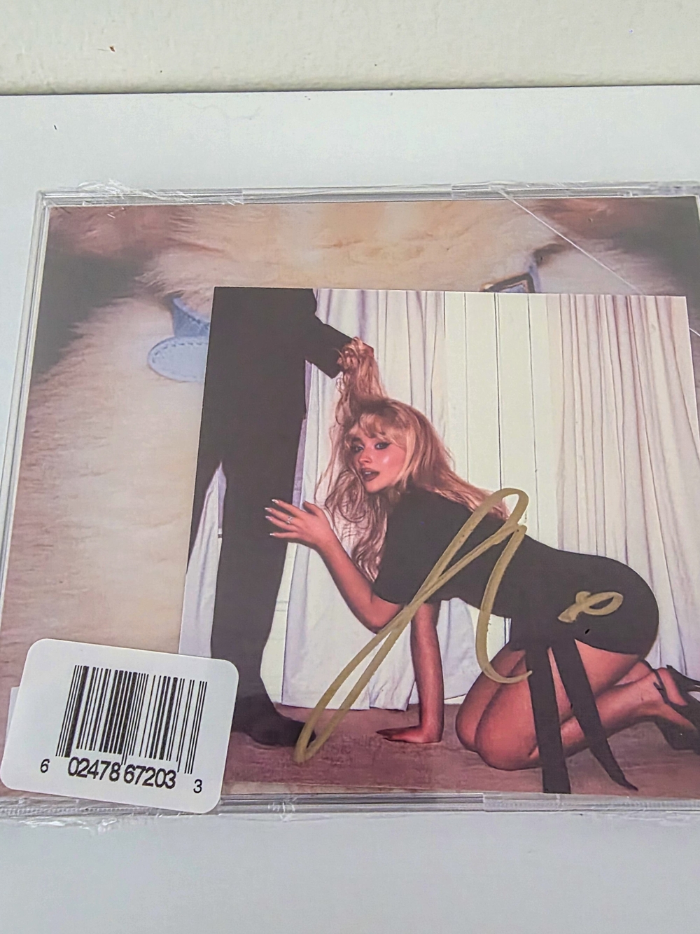 Sabrina Carpenter Signed Man's Best Friend CD, Autographed
